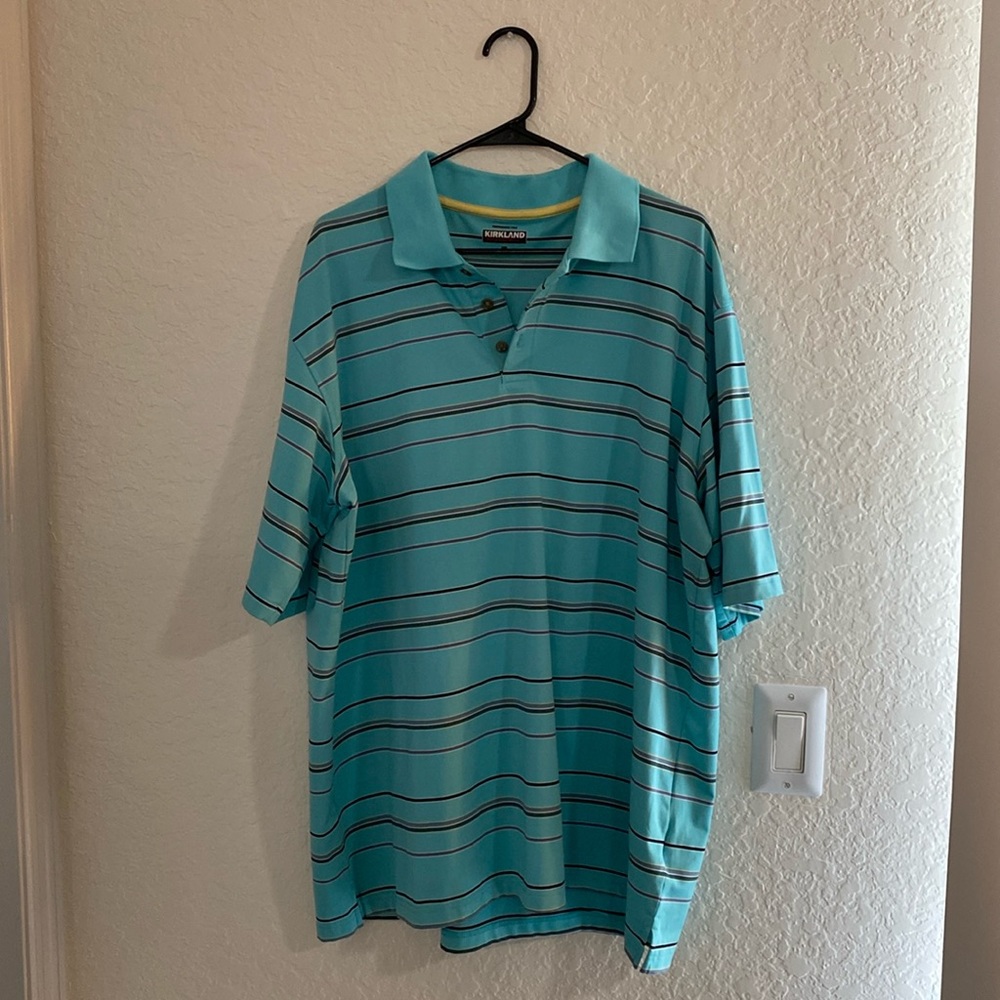 Kirkland Blue Golf Polo XXL